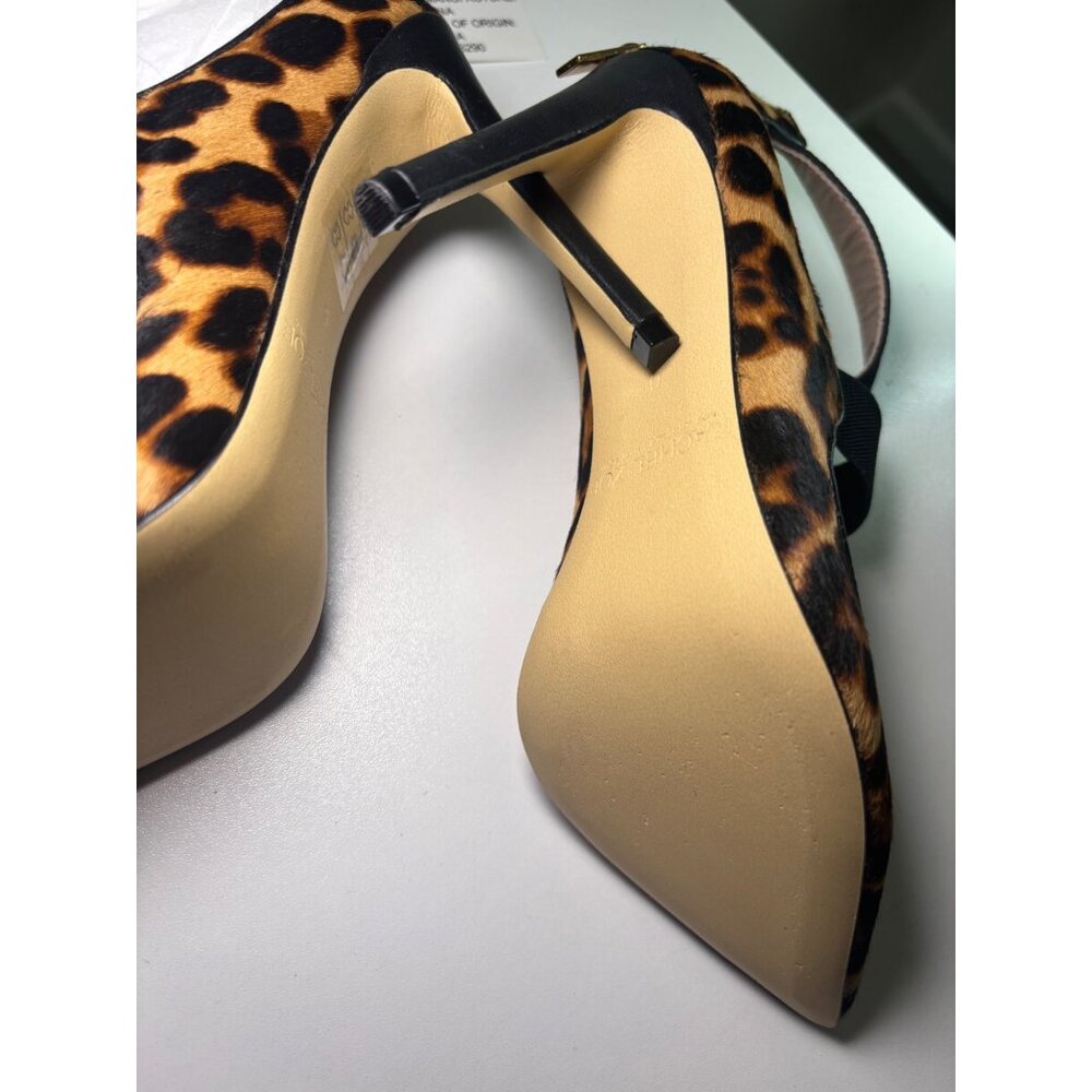 Rachel Zoe 'Jade' Leopard Print Calf Hair Stiletto Heels - Size 6 NIB - Picture 13 of 15